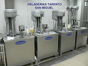 Heladería Tarento equipada con máquinas Guallar